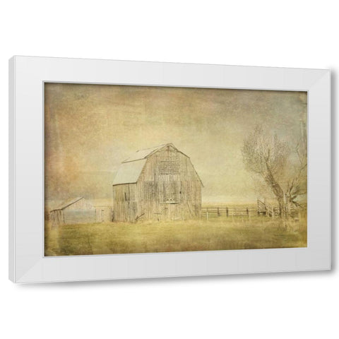 Vintage Barn White Modern Wood Framed Art Print by Murdock, Ramona