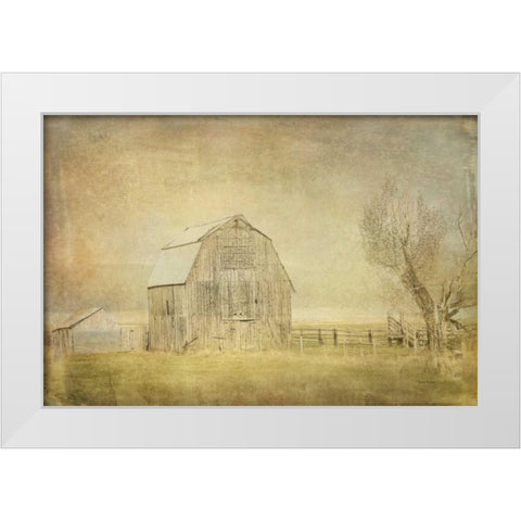 Vintage Barn White Modern Wood Framed Art Print by Murdock, Ramona
