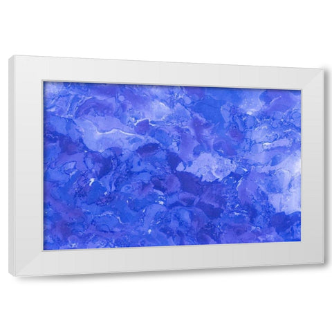 Marble Ocean II White Modern Wood Framed Art Print by Murdock, Ramona