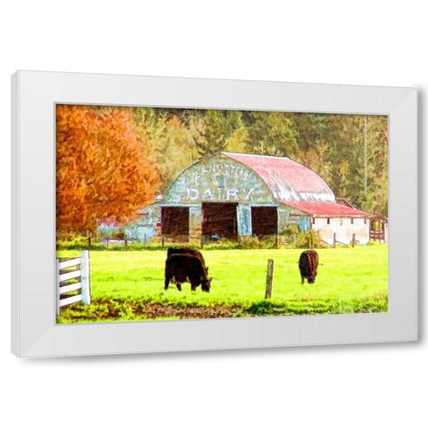 Canettis Dairy White Modern Wood Framed Art Print by Murdock, Ramona