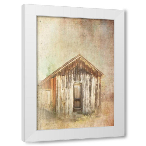 In Memory Of White Modern Wood Framed Art Print by Murdock, Ramona