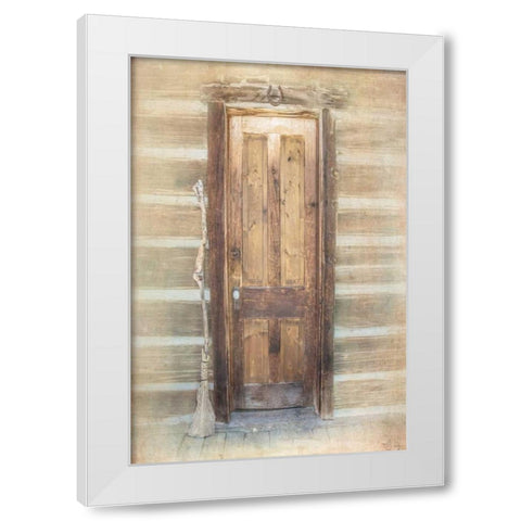 The Witchs Door White Modern Wood Framed Art Print by Murdock, Ramona