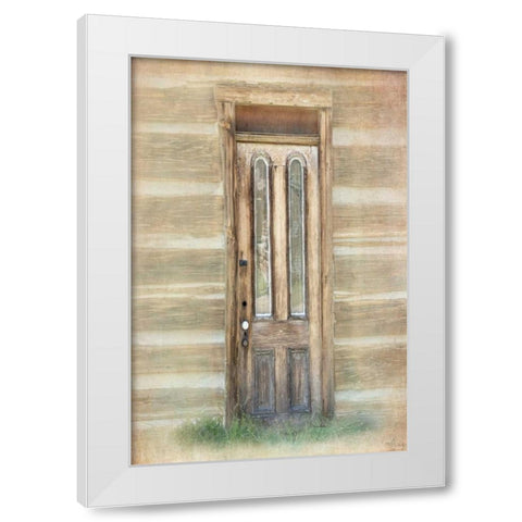 Door to Somewhere White Modern Wood Framed Art Print by Murdock, Ramona