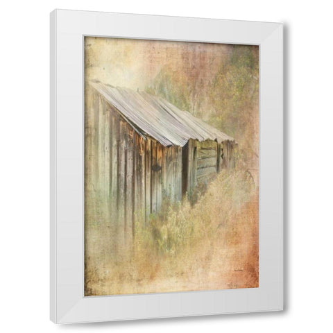 Backyard Shed White Modern Wood Framed Art Print by Murdock, Ramona