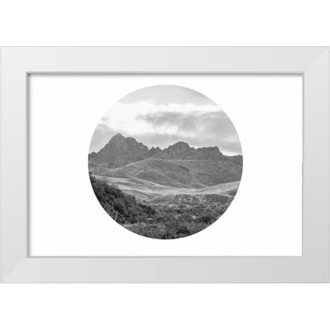 Wild Country White Modern Wood Framed Art Print by Murdock, Ramona