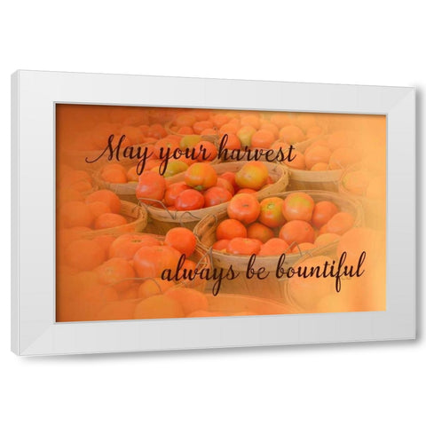 Harvest Wish White Modern Wood Framed Art Print by Murdock, Ramona