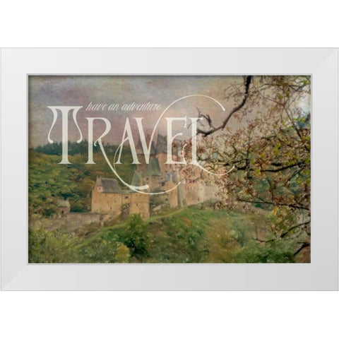 Have an Adventure White Modern Wood Framed Art Print by Murdock, Ramona