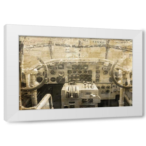 Concord Cockpit White Modern Wood Framed Art Print by Murdock, Ramona