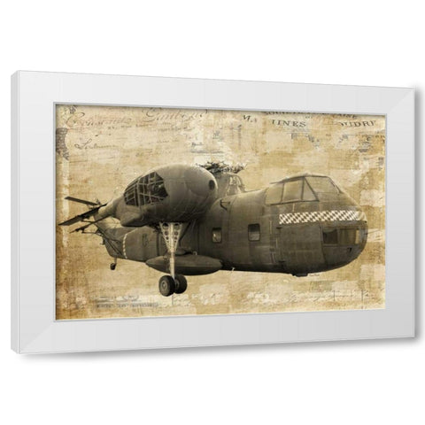 Ready to Rumble White Modern Wood Framed Art Print by Murdock, Ramona