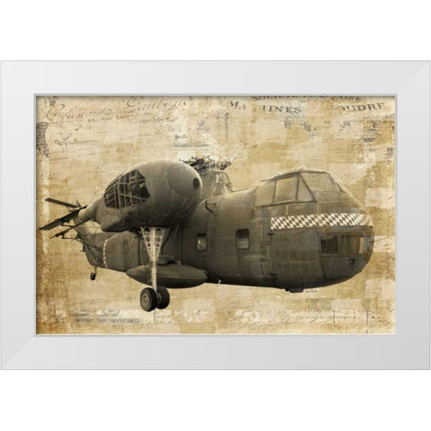 Ready to Rumble White Modern Wood Framed Art Print by Murdock, Ramona