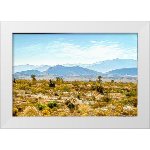 Utah Desert II White Modern Wood Framed Art Print by Murdock, Ramona