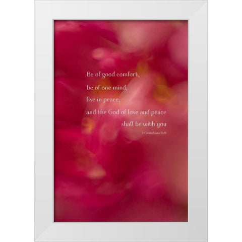Be of Good Comfort White Modern Wood Framed Art Print by Murdock, Ramona