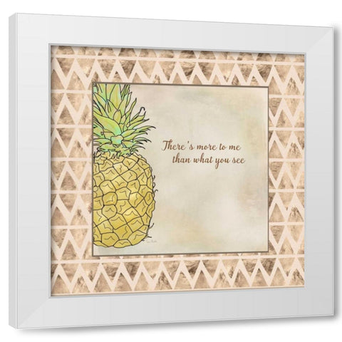 Theres More to Me White Modern Wood Framed Art Print by Murdock, Ramona