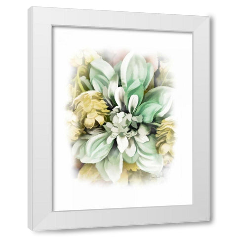 Azure Star White Modern Wood Framed Art Print by Murdock, Ramona
