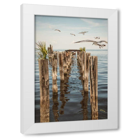 Quite Abandoned White Modern Wood Framed Art Print by Murdock, Ramona