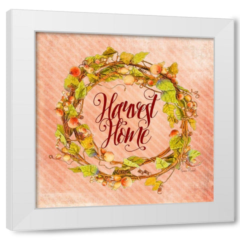 Harvest Home White Modern Wood Framed Art Print by Murdock, Ramona