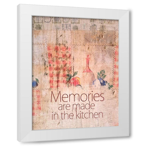 Kitchen Memories White Modern Wood Framed Art Print by Murdock, Ramona