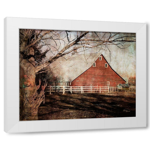 Still Working White Modern Wood Framed Art Print by Murdock, Ramona