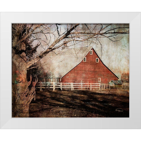 Still Working White Modern Wood Framed Art Print by Murdock, Ramona