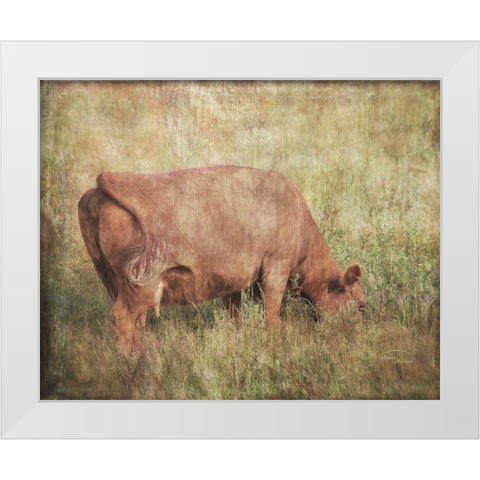 Lush Pastures White Modern Wood Framed Art Print by Murdock, Ramona