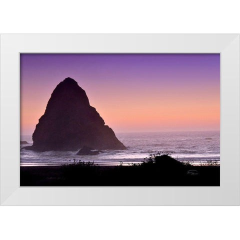 Whaleshead Beach II White Modern Wood Framed Art Print by Murdock, Ramona
