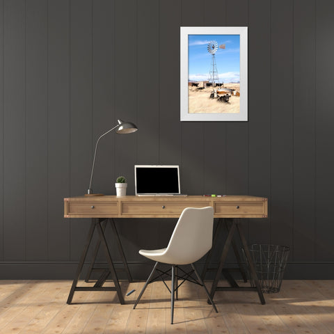 On a Lazy Afternoon White Modern Wood Framed Art Print by Murdock, Ramona