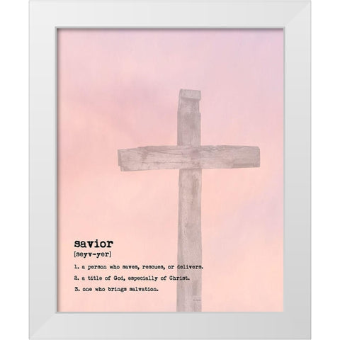 Savior III White Modern Wood Framed Art Print by Murdock, Ramona
