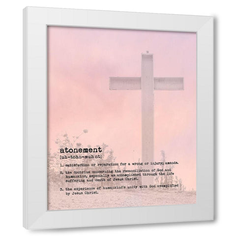 Atonement III White Modern Wood Framed Art Print by Murdock, Ramona