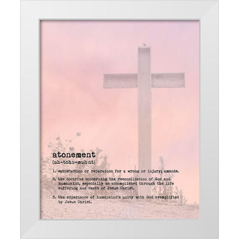 Atonement III White Modern Wood Framed Art Print by Murdock, Ramona