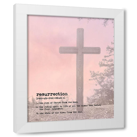 Resurrection III White Modern Wood Framed Art Print by Murdock, Ramona