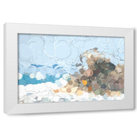 Reverie White Modern Wood Framed Art Print by Murdock, Ramona