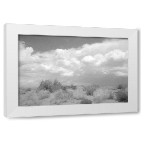 Far Fetched White Modern Wood Framed Art Print by Murdock, Ramona
