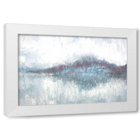 Glacier I White Modern Wood Framed Art Print by Murdock, Ramona