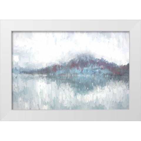 Glacier I White Modern Wood Framed Art Print by Murdock, Ramona