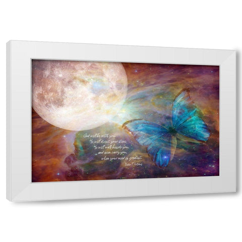 Heading Home White Modern Wood Framed Art Print by Murdock, Ramona