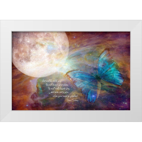 Heading Home White Modern Wood Framed Art Print by Murdock, Ramona