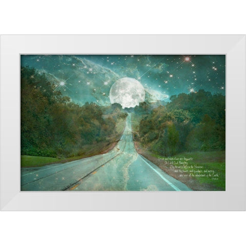 Great and Marvelous White Modern Wood Framed Art Print by Murdock, Ramona