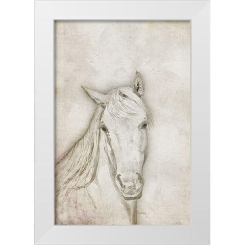 Her White Modern Wood Framed Art Print by Murdock, Ramona