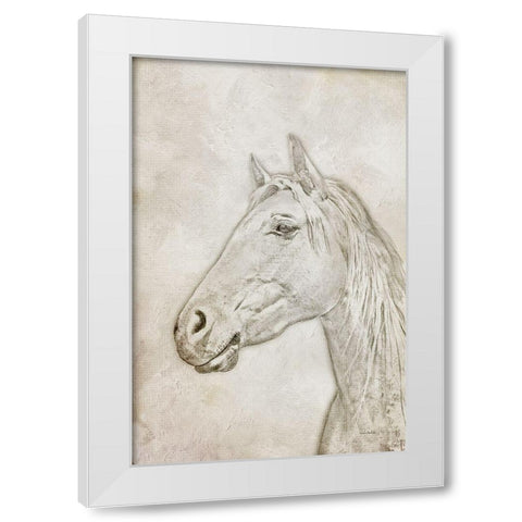 Him White Modern Wood Framed Art Print by Murdock, Ramona