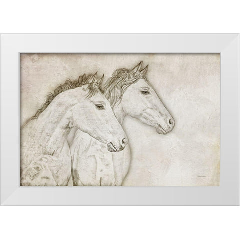 Looking Forward White Modern Wood Framed Art Print by Murdock, Ramona