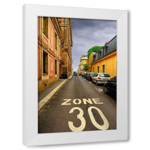 Zone 30 White Modern Wood Framed Art Print by Murdock, Ramona