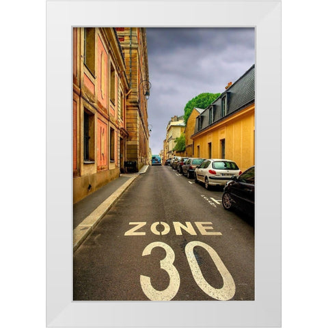 Zone 30 White Modern Wood Framed Art Print by Murdock, Ramona
