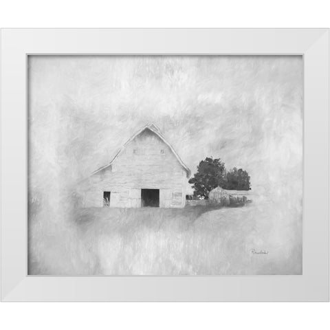 Family Barn II White Modern Wood Framed Art Print by Murdock, Ramona