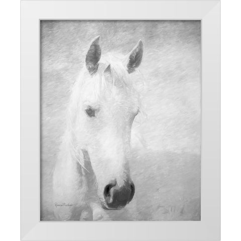 The Queen White Modern Wood Framed Art Print by Murdock, Ramona