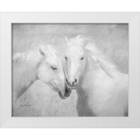 So Happy Together White Modern Wood Framed Art Print by Murdock, Ramona