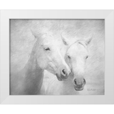Better Together White Modern Wood Framed Art Print by Murdock, Ramona