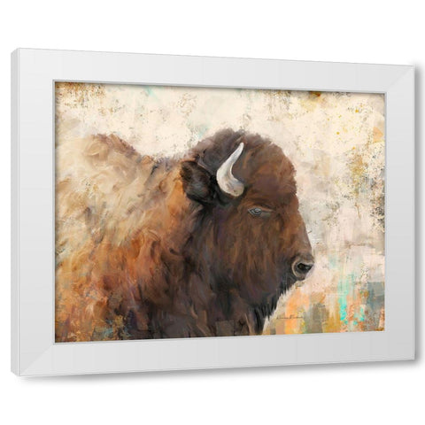 Bless the Beast White Modern Wood Framed Art Print by Murdock, Ramona