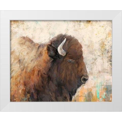 Bless the Beast White Modern Wood Framed Art Print by Murdock, Ramona