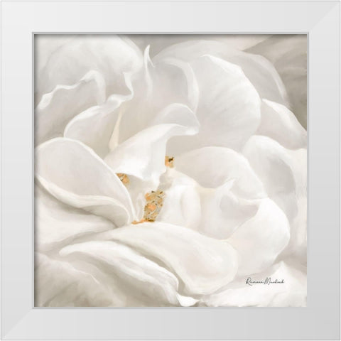 Neutral Rose No. 1 White Modern Wood Framed Art Print by Murdock, Ramona