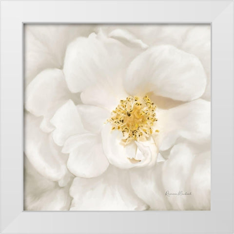 Neutral Rose No. 4 White Modern Wood Framed Art Print by Murdock, Ramona